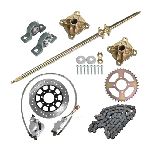 Go Kart 44 Rear Live Axle Assembly Kit Rear Axle