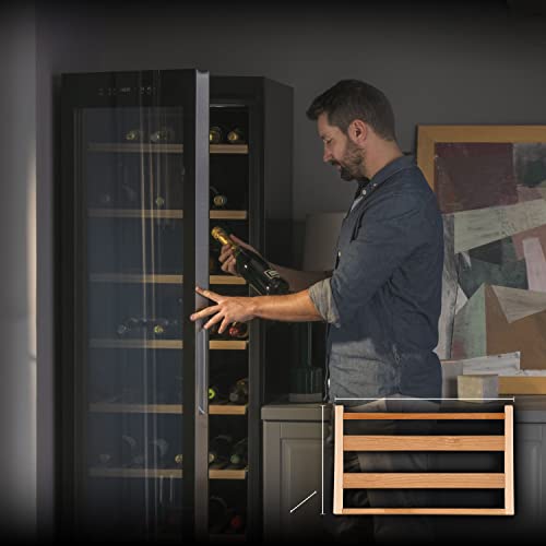 Haier – Holzregal-Einsatz Weinkühlschränke - Lagerung Für Weinflaschen - Kompatibel Mit WS53GDA Und WS50GA - Elegantes Und Qualitativ Hochwertiges Design - Originalzubehör - HAWCSH41