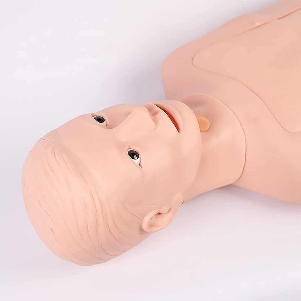 Manichino per l'intubazione gastrica, tubo nasogastrico e gestione delle vie aeree, aiuto didattico per infermieri e studenti di medicina