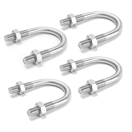 Boulon en U M8 inoxydable抗腐蚀 et boucle de tube fixe pour assemblages extérieurs durables