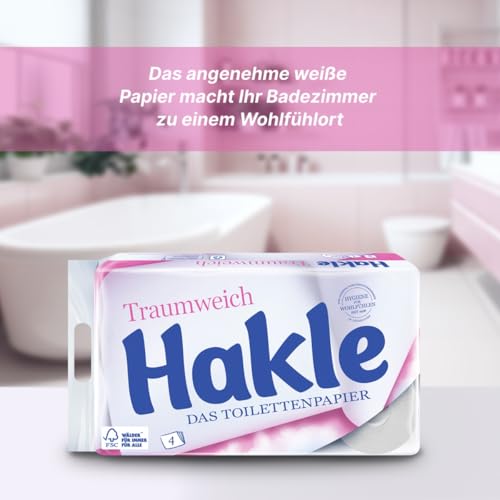 Hakle Traumweich, 72 Rollen Toilettenpapier, 4-lagig – Ansicht 3