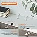 Adhesive Furniture Wall Anchors (10 Pairs), Vinkqiado Anti Tip Furniture Straps Kit for Baby Proofing, Secure Bookcase Dresser Shelf Cabinet to Wall for Child Safety