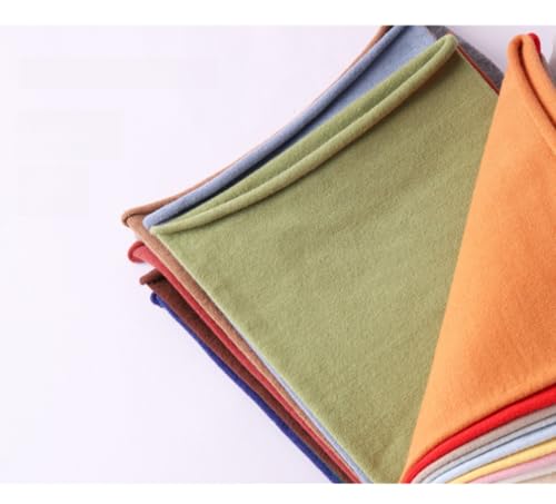 100% Cashmere Knitted Loop Scarf Warmer Cold Weather Neck Gaiter Soft Chunky Scarf for Men and Women3