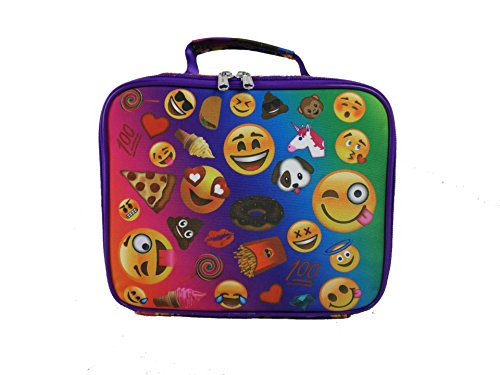 Top Trenz Emojicon Lunch Boxes (Rainbow MTG)