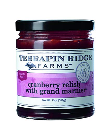 Cranberry Relish with Grand Marnier (TM) by Terrapin Ridge Farms â€“ One 11 oz Jar