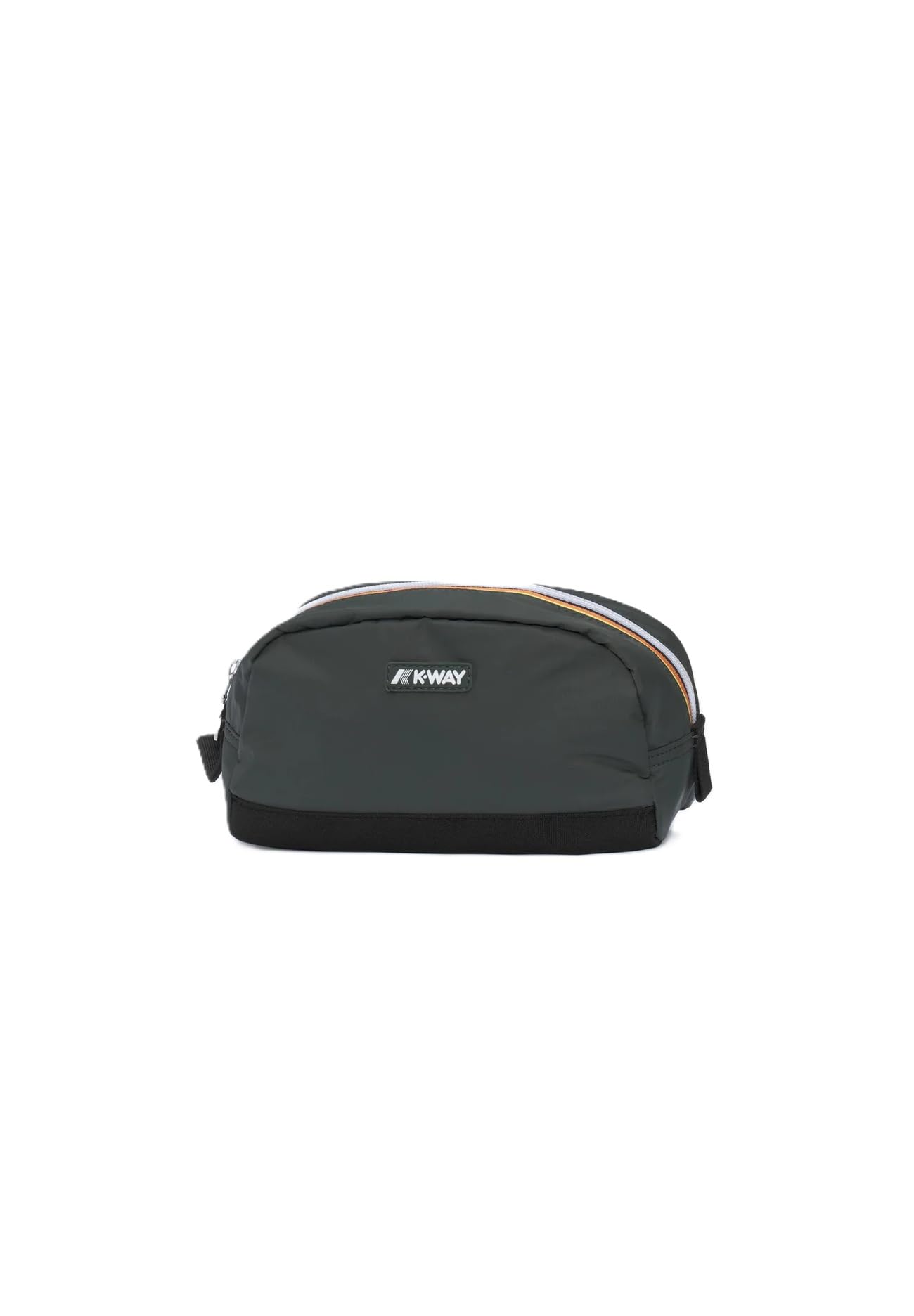 K-Way Necessaire Blair, Unisex, 100% Nylon, Verde, Cerniera Multicolore, Sportivo, 24 x 9 x 11 cm