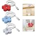 Imagen de Spelonify Difusor de escritorio Humidificador USB portátil Forma de flor Silencioso Pequeño Coche Oficina Hogar Aromaterapia Espacio Personal Hidratador Botón Operación Blanco Azul Rojo