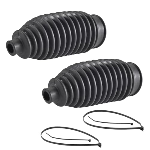 ASUPRICOS 2pcs Steering Rack and Pinion Tie Rod Boots for Hyundai Elantra Tiburon Kia Spectra Lexus ES300 Suzuki Vitara Toyota Avalon Camry Highlander SIenna T100 Tacoma 1996-2009