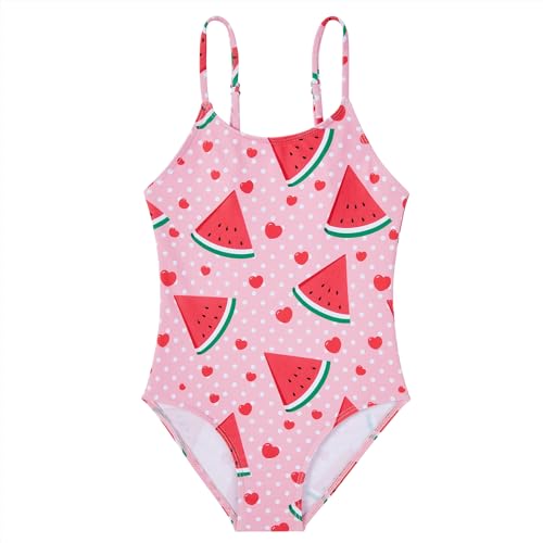 Image of Zando Girls Bathing Suit Size 2-10 Years - Cute Toddler Swimsuit Girl Adjustable One Piece Swimwear for Summer Beach Wear
