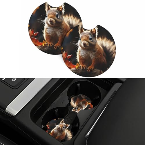 Portavasos para auto universal, 2 piezas, negro miniatura 5