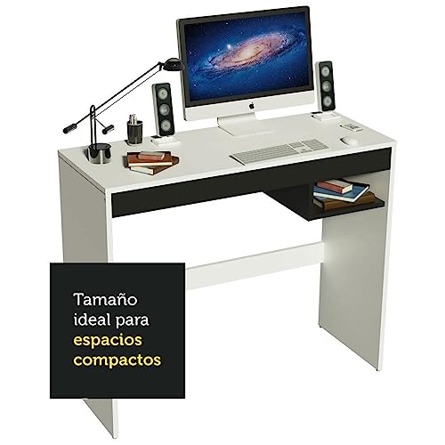 Escrivaninha Madesa Rubi com Tampo de Madeira e 1 Nicho