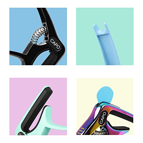 EURYTKS Capo de Guitare Universel pour ukulélé Professionnel, avec clé à Changement Rapide de Sac Capo en Acier… - Les Beatles, Paul McCartney, John Lennon, RIngo Starr, George Harrison EURYTKS Capo de Guitare Universel pour ukulélé Professionnel, avec clé à Changement Rapide de Sac Capo en Acier… – Image 4