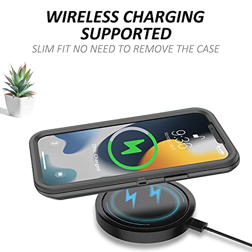 Szfirstey Case With Belt-Clip Holster Compatible With Iphone 13, Drop Protection Full Body Rugged Shockproof/Dust Proof Military Protective Tough Durable Phone Cover Heavy Duty (Black) #TOP5