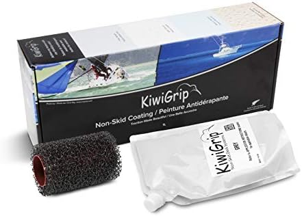 KiwiGrip KG-1GP-R Non-Skid Coating, 1 Liter Pouch, Gray
