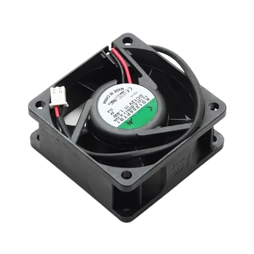 RHFYBSQA Ventilador con cojinetes de Bolas 6025, 12 V CC, 1,4 W, 60 x 60 x 25 mm.