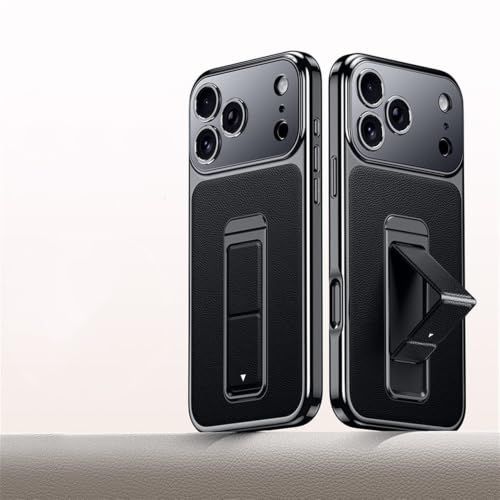 Protection pliable en cuir avec support magnétique iPhone 17 Pro Max