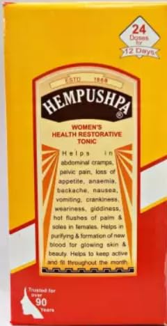 See full amazon price history chart for Hempushpa Antiseptic Health Restorative Ayurvedic Tonic For Women Hempushpa Antiseptic Health Restorative Ayurvedic Tonic For Women (B0D48TF1DR) Amazon Price History, Amazon Price Tracker