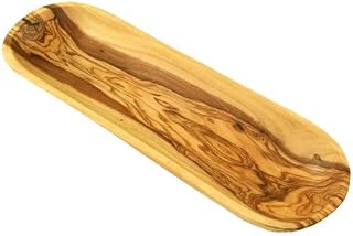 D.O.M. bread tray, olives or baguette tray made of olive wood, 30 cm