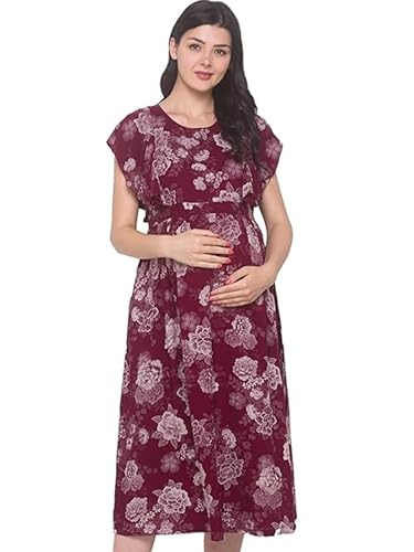 Image of AV2 Women Maternity Feeding Dress | Feeding Kurti | Nursing Dress -5071