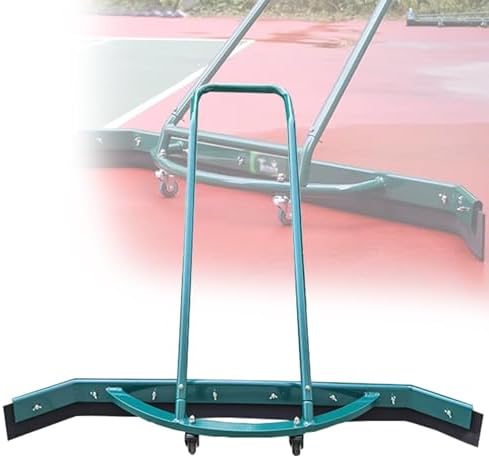 Tennis Court Squeegee, Field Cleaning Equipment, Aluminum Alloy Floor Water Pusher, Sweep Water Remover for Courts, Workshops, Playground, Garage