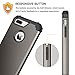 BENTOBEN for iPhone 8 Plus/7 Plus Case, 3 in 1 Hybrid Hard PC Soft Rubber Heavy Duty Rugged Bumper Shockproof Anti Slip Phone Cover, Gunmetal