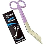 YSCARE Chirurgische professionelle Verbandschere Blasenverbände, Pflegeschere, Chirurgischer Edelstahl, Schüler-Trainingsschere (Lila, 14 cm)