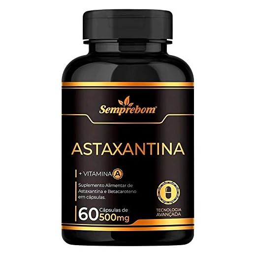 ASTAXANTINA - 60 CAPSULAS - 500 mg