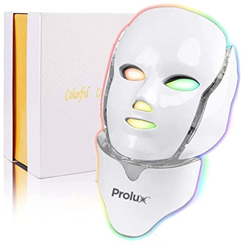 Prolux Led Light Therapy Mask For Facial Rejuvenation Blue Red Light Therapy Skin Care Mask (7 Colors) #TOP23