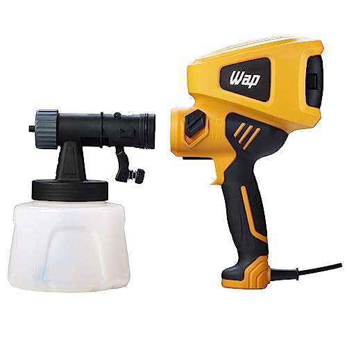 WAP Pistola de Pintura Elétrica Profissional EPP400, 900ml, 3 Regulações de Spray e Empunhadura Embo