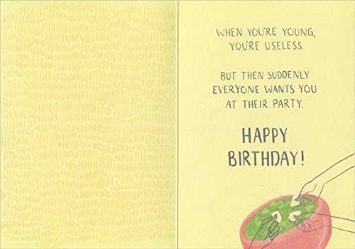 Designer Greetings Aging is Like an Avocado Funny/Humorous Birthday Card