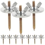 Vis de fixation pour perchoirs à oiseaux : accessoires de vis polyvalents pour diverses cages d’animaux, matériaux métalliques pour une durabilité accrue, vis de fixation pour cages à oiseaux