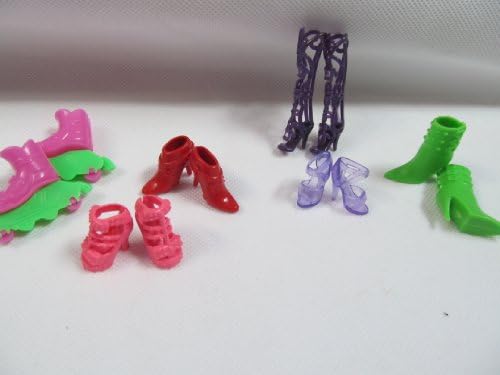 Fat-catz-copy-catz Set of 6 Made for Dolls Fashion Roller Skates & Princess Fairy boots shoes heels & accessories