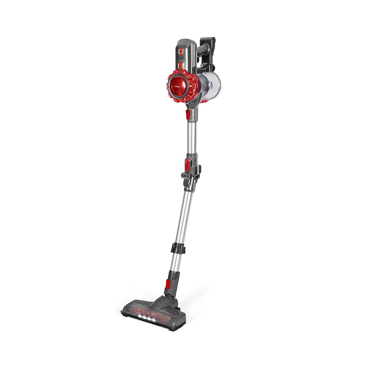 Livoo – Aspirateur balai sans fil flex – puissance moteur 150W, 10kPa, batterie lithium, autonomie 40 min, tube flexible, 2 vitesses