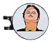 Balanced Co. Dwight Schrute Mask Golf Hat Clip with Enamel Magnetic Ball Marker