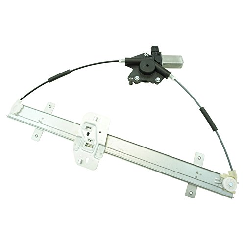 Image of TRQ Front Driver Side Power Window Motor and Regulator Assembly Power One Touch Anti Pinch Compatible with 2005-2010 Honda Odyssey