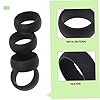 Mipcase 8 pièces Anneaux Silicone pour Hommes Anneaux Résistants et Accessoires de Gym Confortables et Durables Couleur Aléatoire Couleur Aléatoire #2