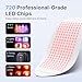 Hello Face FDA Cleared Red Light Therapy for Face and Neck, 4 Modes LED Mask Light Therapy, Blue Infrared Red Light Therapy Mask for Wrinkles and Acne, PDT Photons Facial Skin Care Device