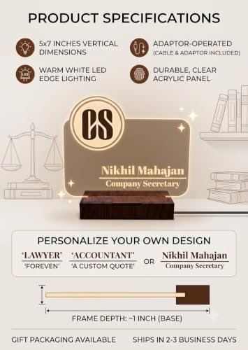 Image of PRINTKART Personalised LED 3D Illusion Lamp for CS