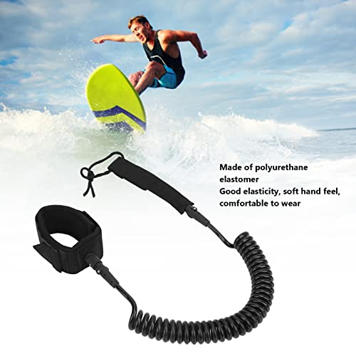 Trela ​​de prancha de surf, trela de tornozelo para prancha de remo, 12 pés de alta elasticidade, Tp