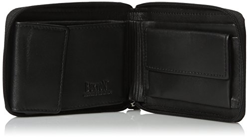 Buxton Men's Emblem Zip-around Billfold Wallet4