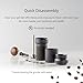 1Zpresso K-Ultra Manual Coffee Grinder Iron Gray with Carrying Case, Assembly Consistency Grind Stainless Steel Conical Burr, Foldable Handle, Numerical External Adjustable Setting, All-Round Grinder