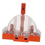 POPETPOP 銅製透明カバーled内蔵デュアルスローナイフスイッチ 電気回路用手動切断操作可能 スイッチギア保護および産業用接点監視