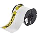 Brady B30-25-595-PEL Vinyl Die-Cut Labels, 4", Red on White