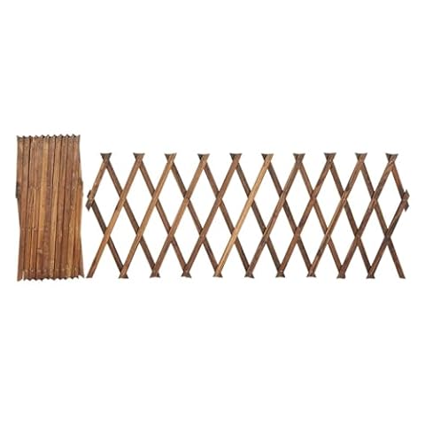 Krata, Krata, Płot Drewniany, Płot Rozkładany, Składany Płot z Siatki na Patio, Ogród, Balkon i Taras 30 X 200 Cm (1)