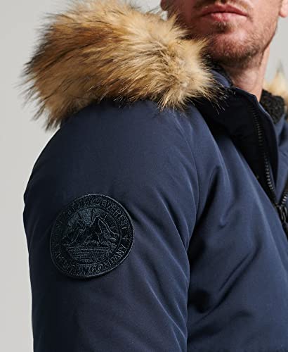 Superdry Para Hombre. M5011113A Cazadora BóMber Everest Marino (Xl), Casual, PoliéSter, Manga Larga - 5