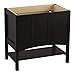 KOHLER K-99556-R-1WB Marabou 36-Inch Vanity with 1 Door and 2 Drawers on Right, Claret Suede