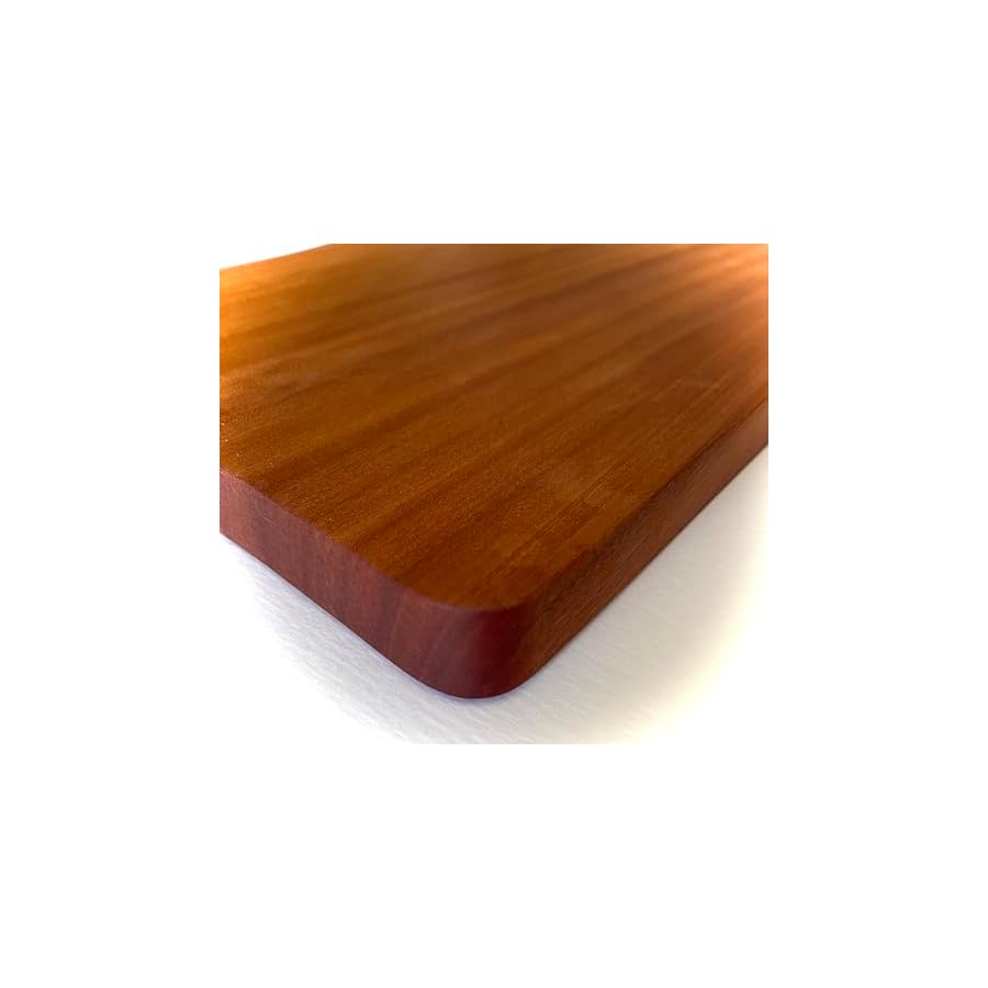 BonCera, Solid Whole Wood Cutting Board, SOLID SINGLE PIECE WOOD - No Joint. No Glue. No Harmful Chemicals added. Kitchen Chopping Boards for Meat, Cheese, Bread, Vegetables & Fruits
