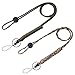 Techion 2 PACK [25 Inches] Strong Paracord Survival Lanyard Necklace with Split Ring & Clip for Keys & ID holders [Quick Release/Eazy Disassemble](Camouflages/ArmyGreen)