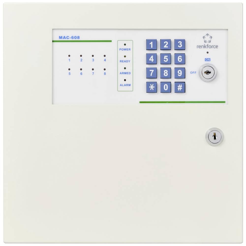 Renkforce MAC-608 MAC-608 Alarmzentrale Alarmzonen 8X Drahtgebunden
