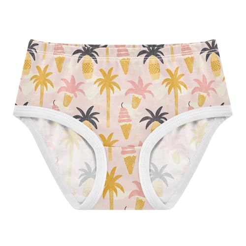 Little Girl Underwear Toddler Panties Kids Undies Pineapple Soft Cotton Briefs 2T-8Y